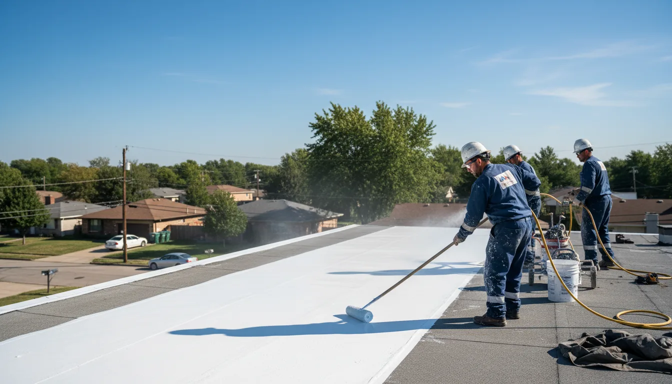 Commercial roof coating in Gaffney, SC near me